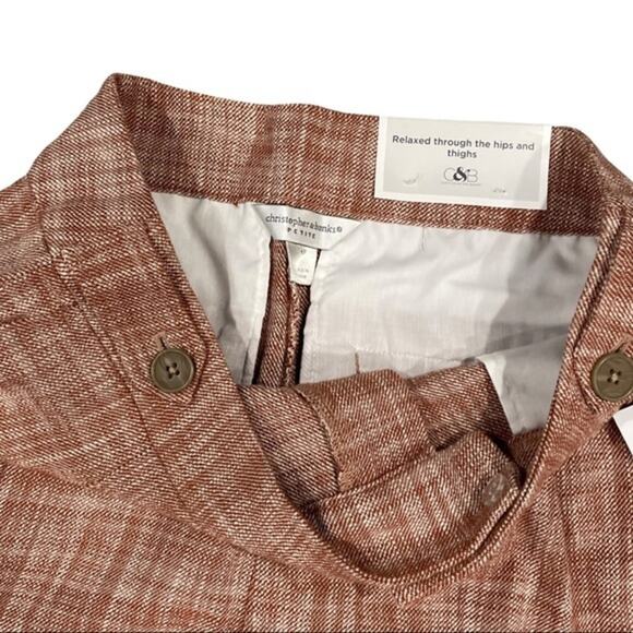 NWT Christopher Banks pants Houndstooth Trouser size 6 petite slacks - Picture 3 of 6